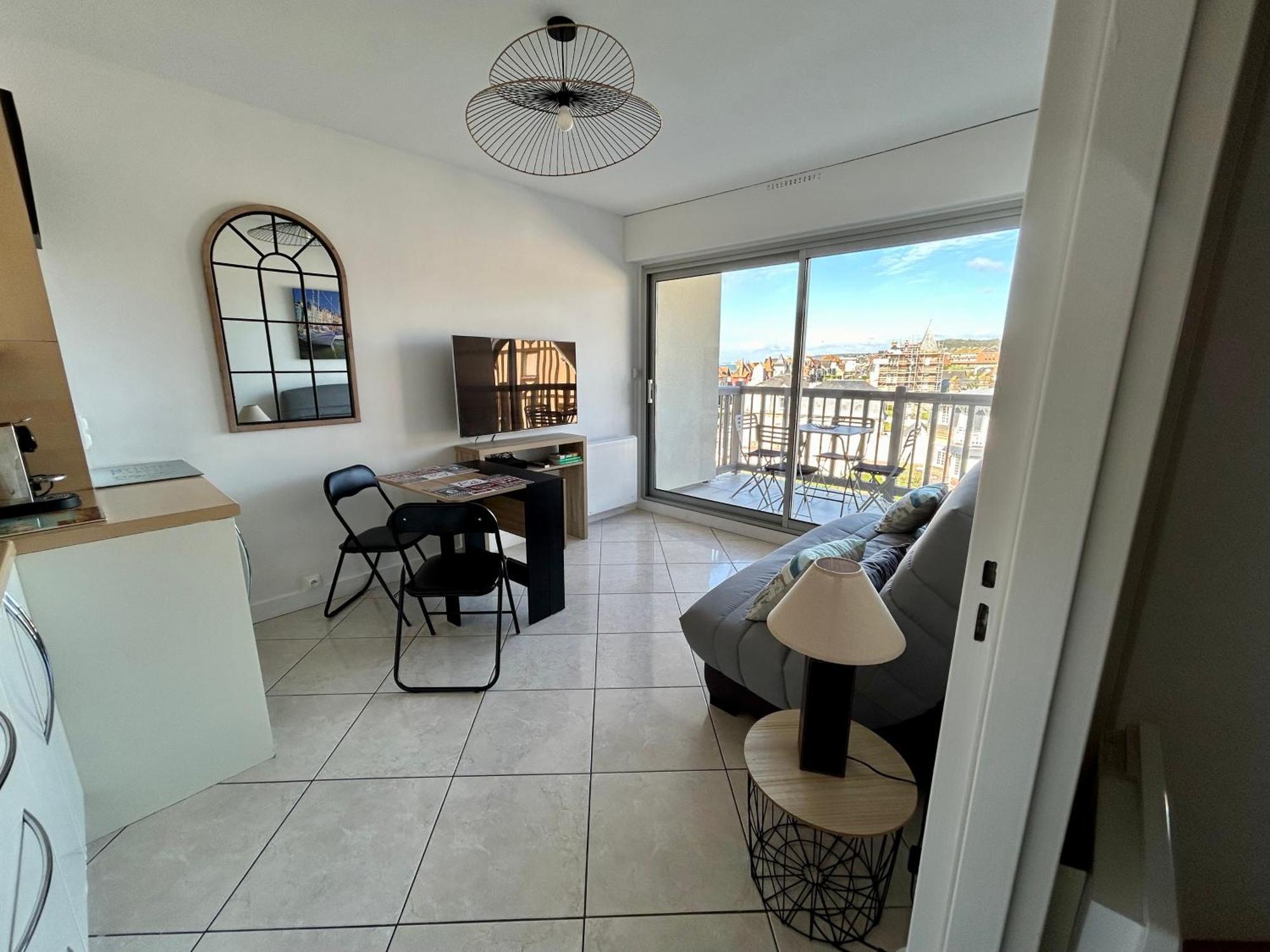 Appartement Vue Mer - 30 M De La Plage - 5 Minutes A Pied Du Centre Ville Et Du Casino Villers-sur-Mer Ngoại thất bức ảnh